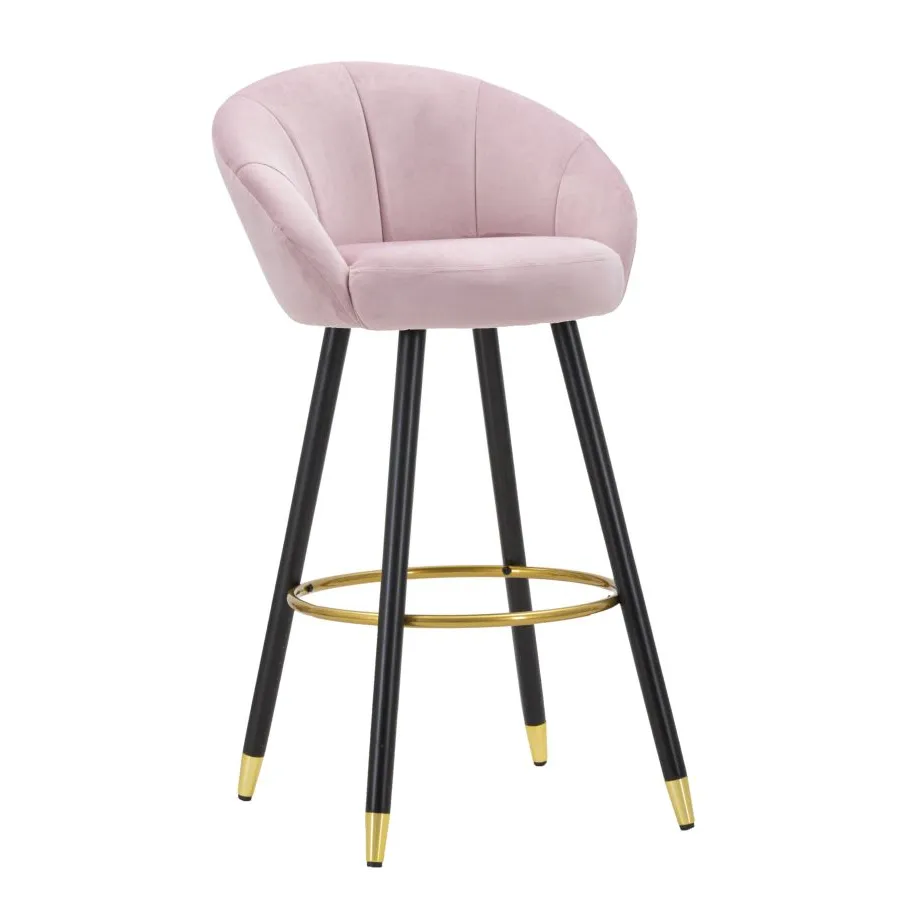 HOOKER BAR Praga Różowy 55 56 104 cm (Wysokość siedziska 80 cm)